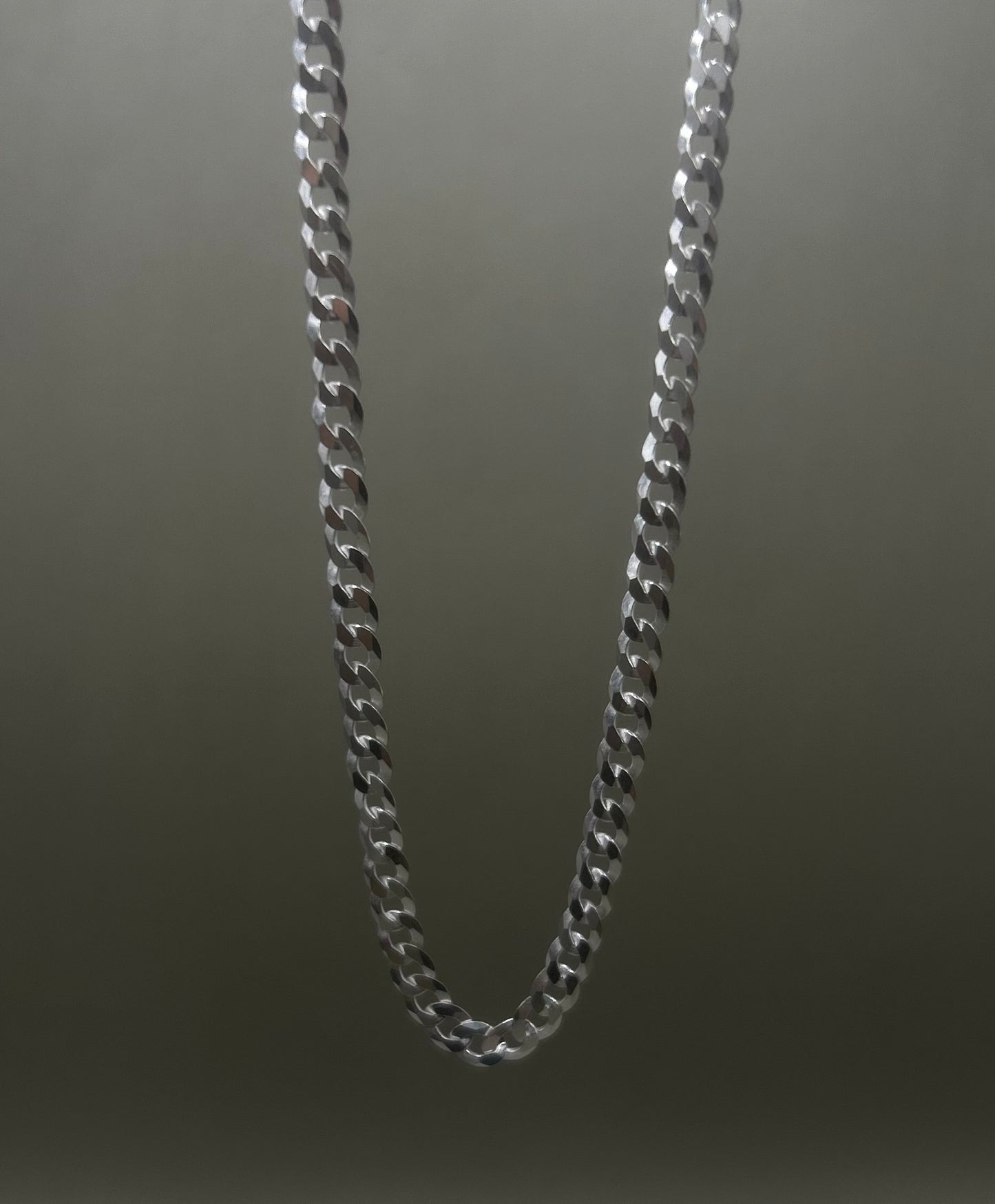 Solid Sterling Silver Curb Chain 5mm
