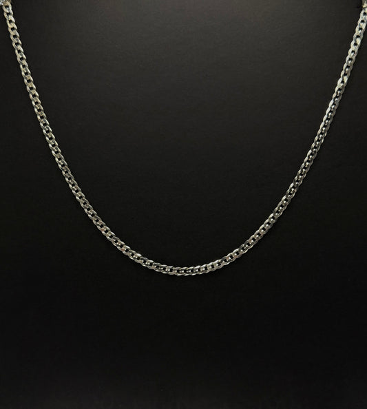 925 Sterling Silver Curb Chain 4mm
