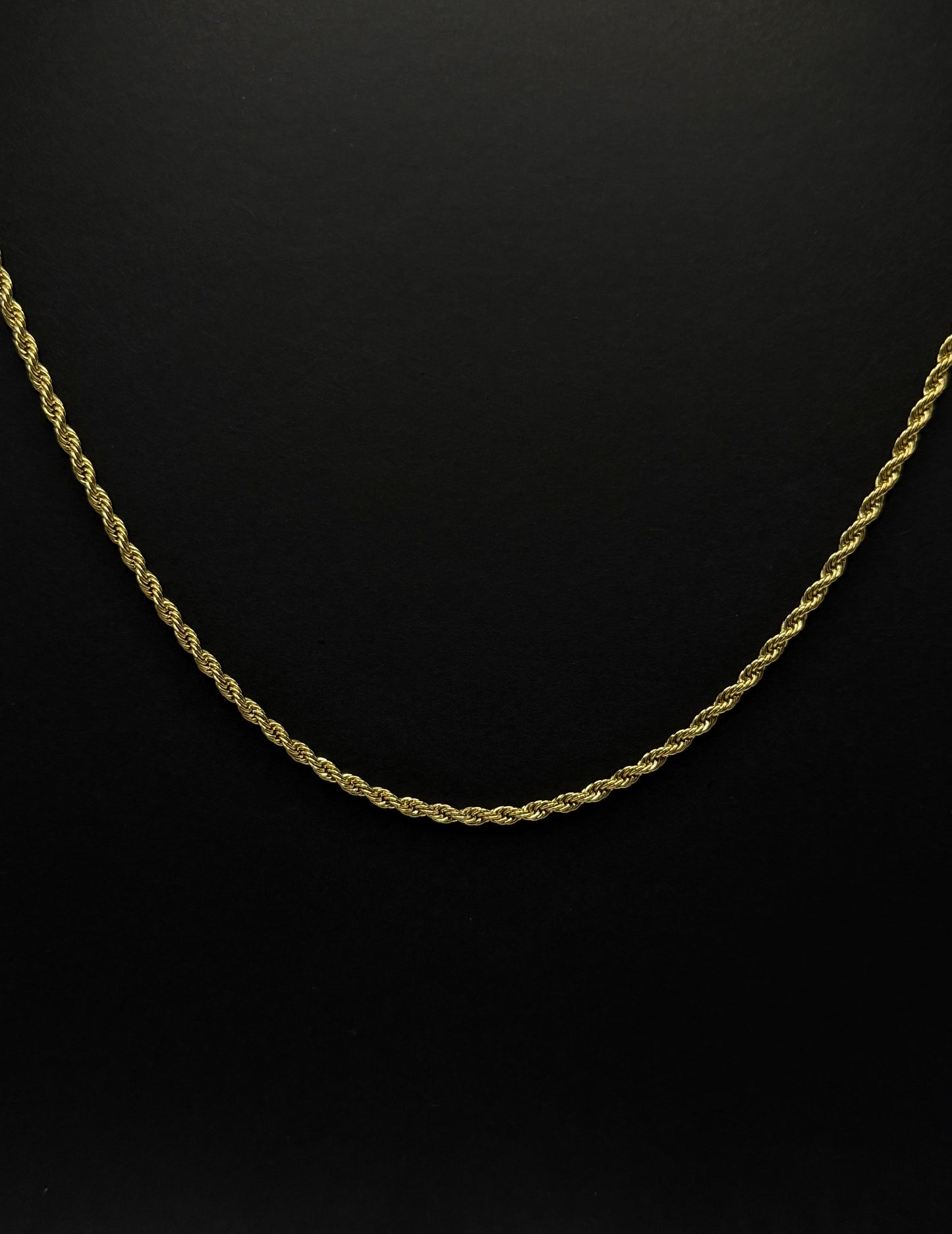 14K Gold Plated Stainless Steel Rope Chain 4mm